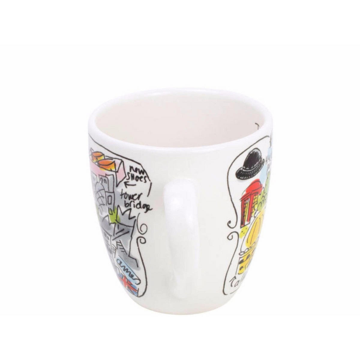 MINI-BECHER London in Bunt - 200 ml - Multicolor, Keramik (0.2L) - Blond Amsterdam