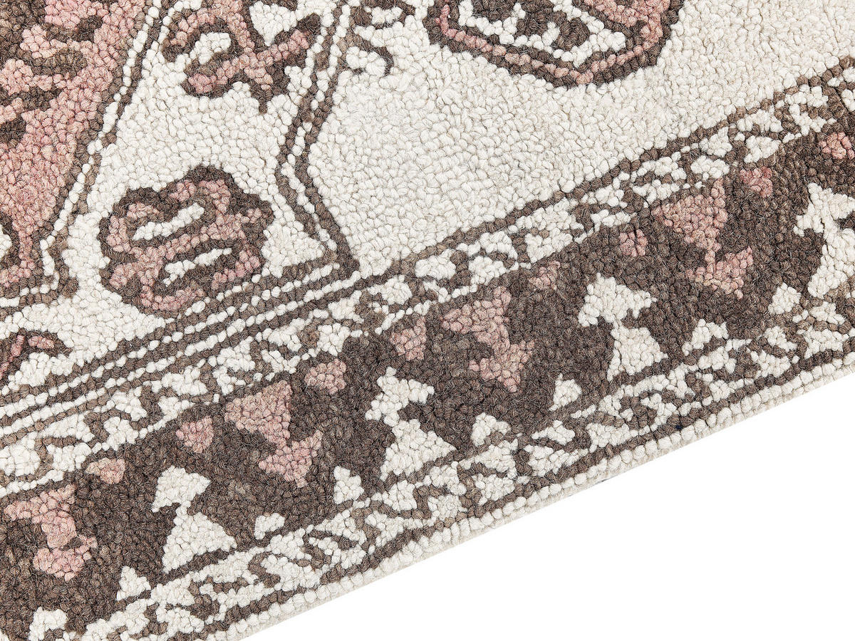 VINTAGE-TEPPICH Tomarza 200/200 cm - Multicolor, Textil (200/200cm) - Beliani