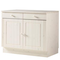 UNTERSCHRANK - Kiefer massiv - Kieferfarben, Holz (100/85/60cm) - home24