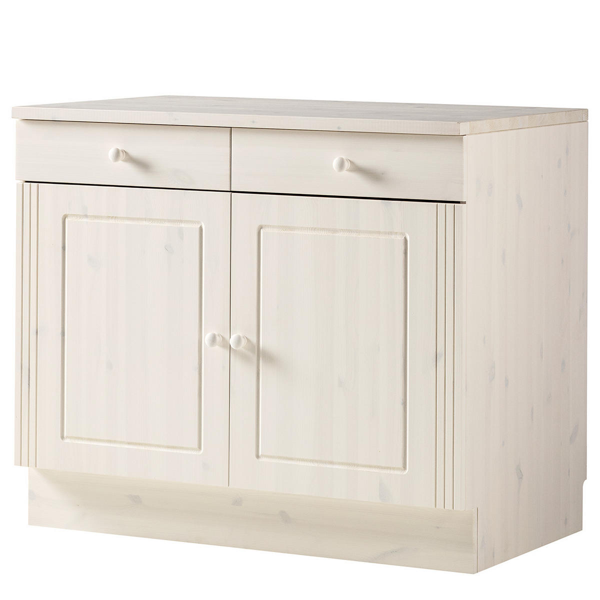 UNTERSCHRANK - Kiefer massiv - Kieferfarben, Holz (100/85/60cm) - home24