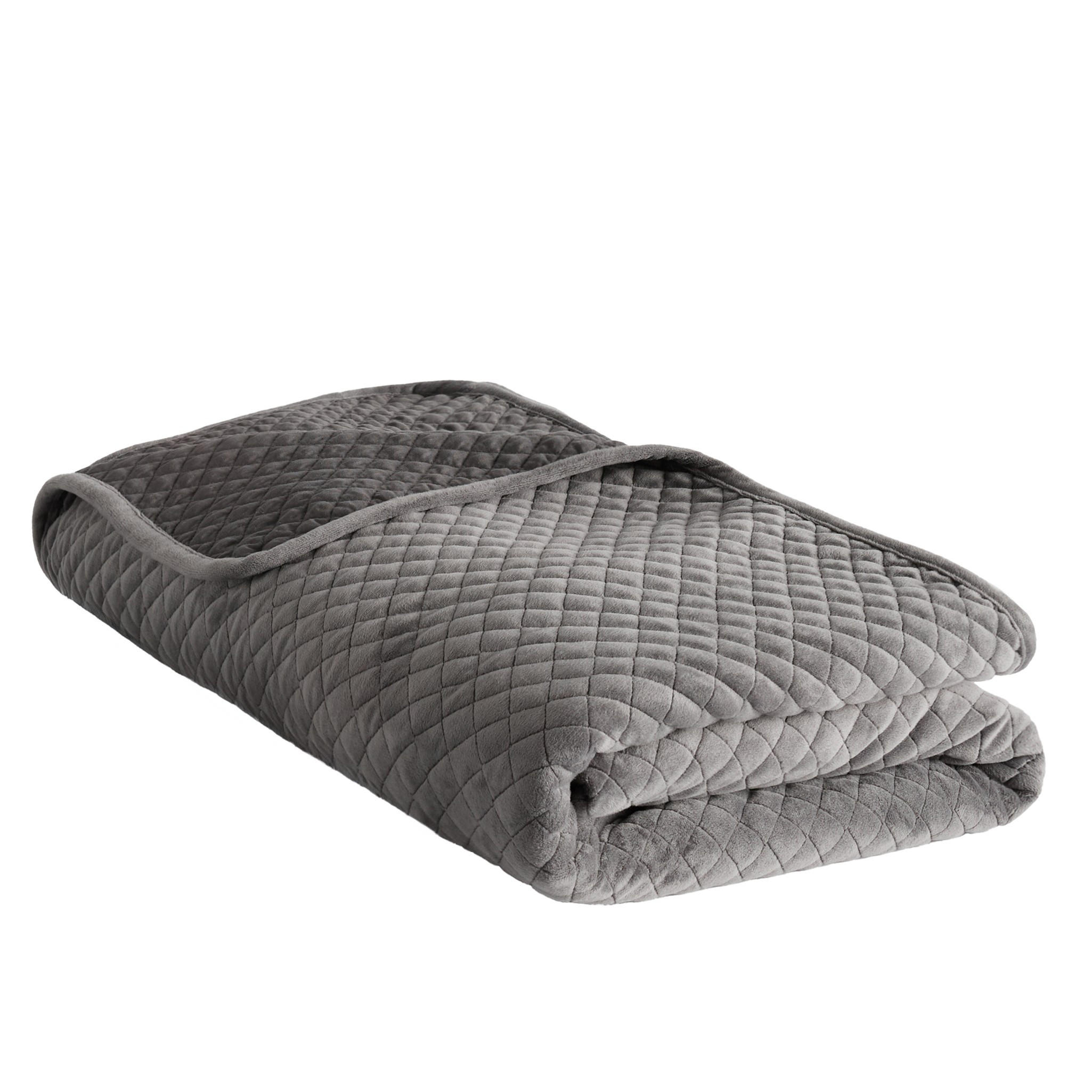 TAGESDECKE Plums - Dunkelgrau, Textil (200/220cm) - home&you