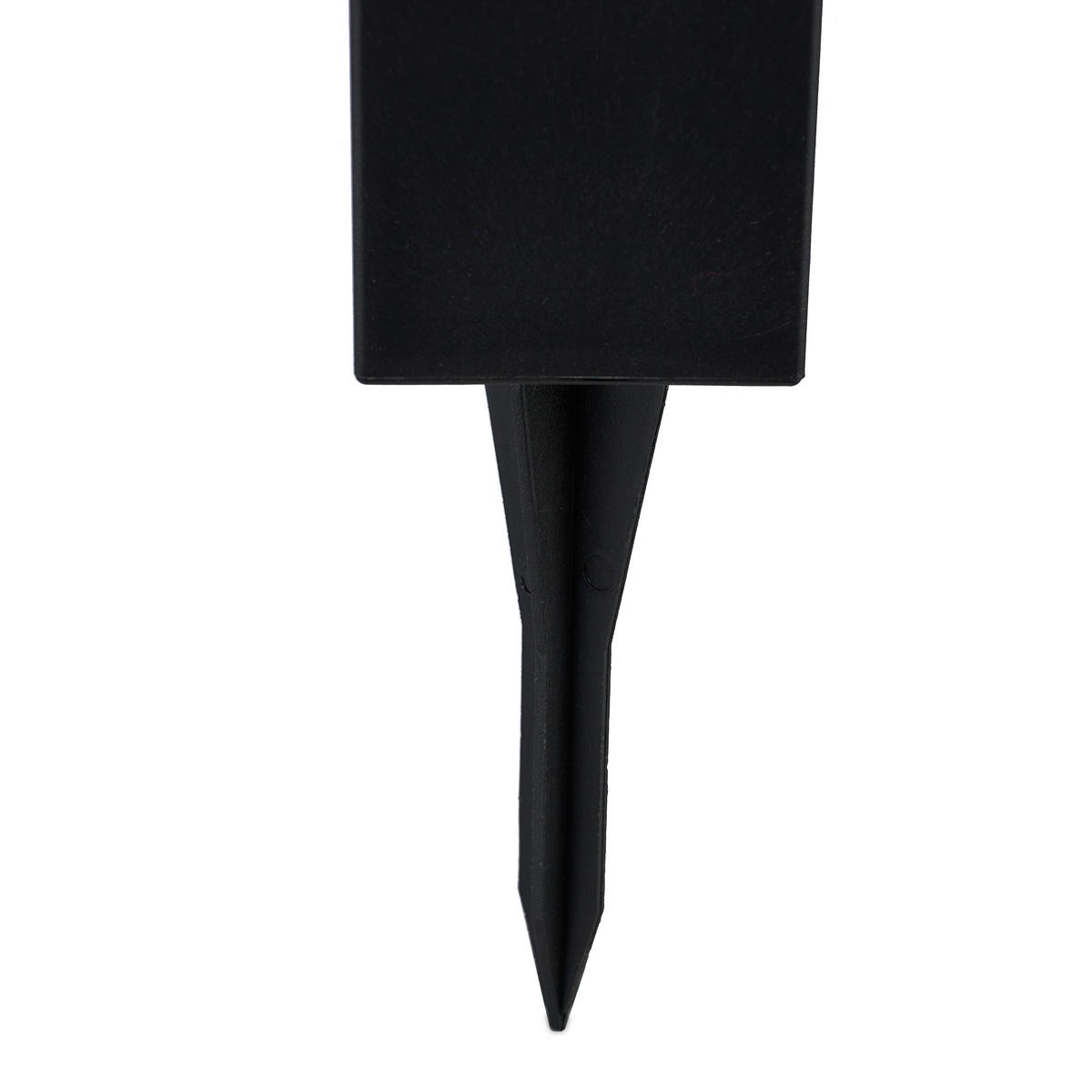 SOLARLAMPEN-SET - Schwarz, Kunststoff (6/6/41cm) - Relaxdays