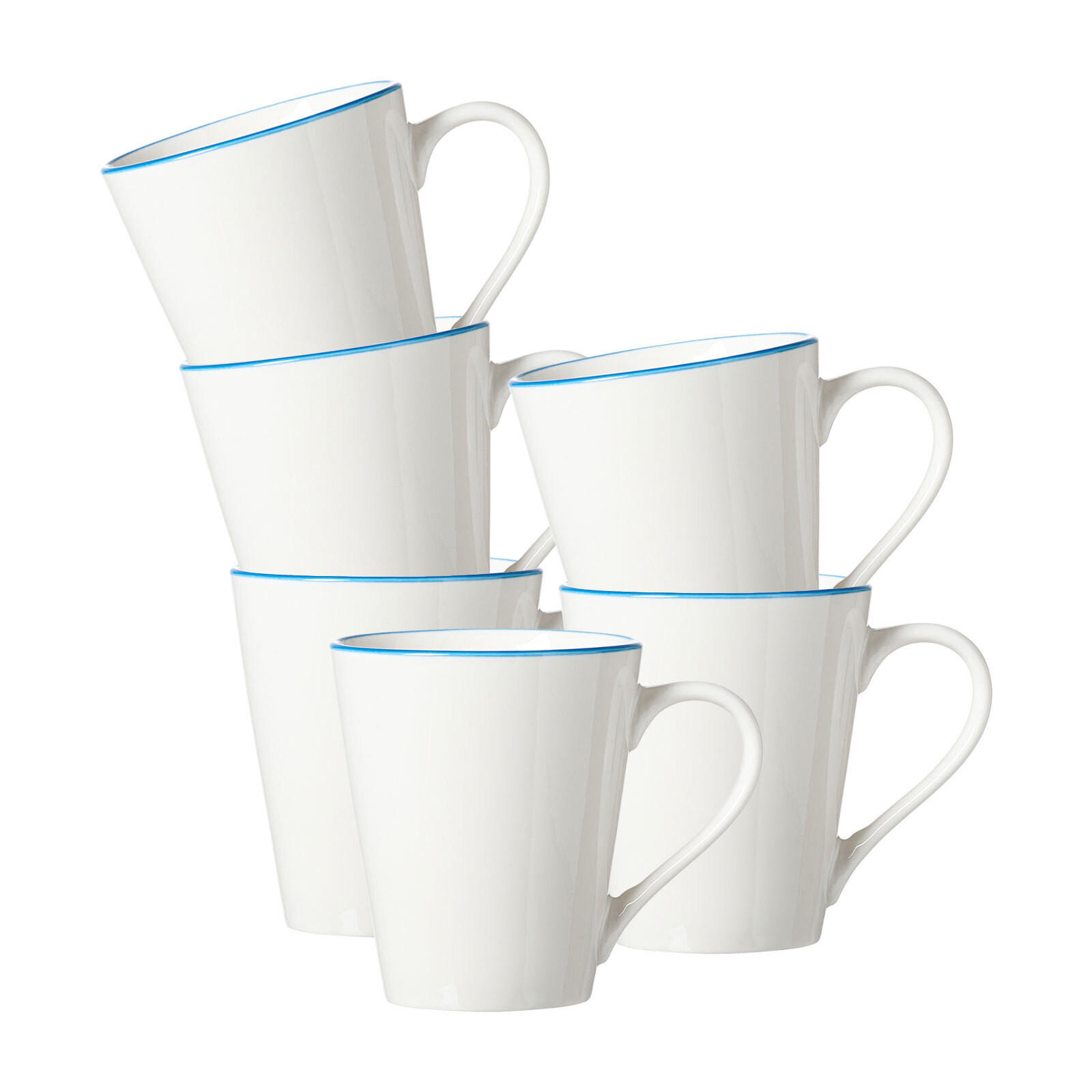 HENKELBECHER Adela blau 300 ml 6er Set - Blau, Keramik (0.3L) - Ritzenhoff Breker