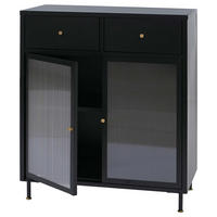 KOMODA Černá - černá, kov (80/96/40cm) - MCW