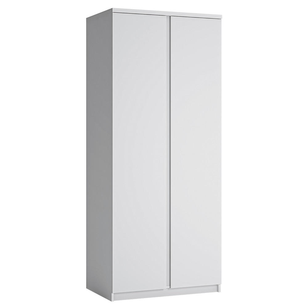 Lomado Kleiderschrank Weiß 83x200x58 cm