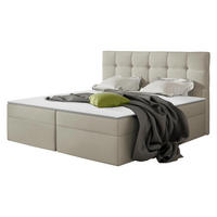 BOXBETT Nele - Beige, Holz/Holzwerkstoff (140/200cm) - MIRJAN24