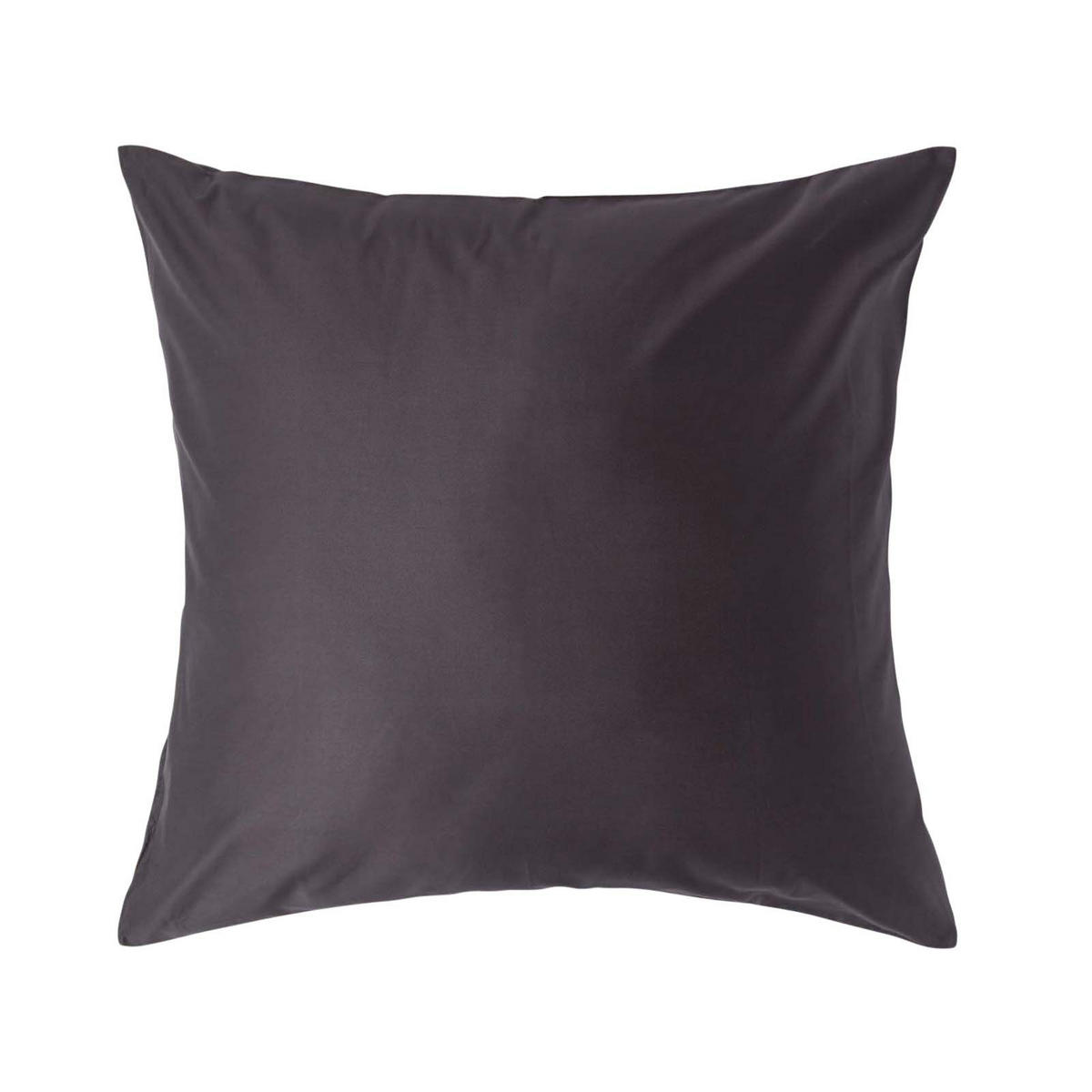 KISSENBEZUG Premium, Ägyptische Baumwolle, Fadendichte 1000 - Anthrazit, Textil (80/80cm) - Homescapes
