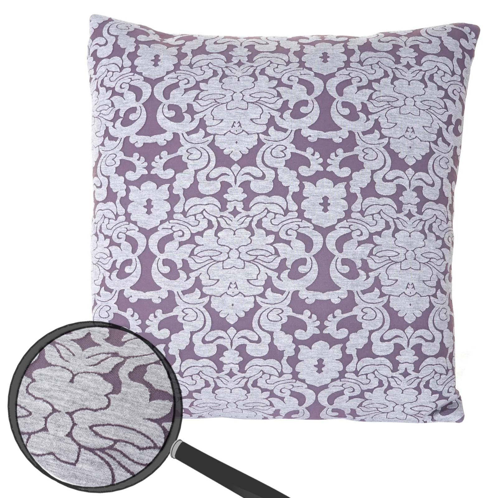 DEKO-KISSEN BAROCK Violett - Violett, Textil (12/45/45cm) - MCW