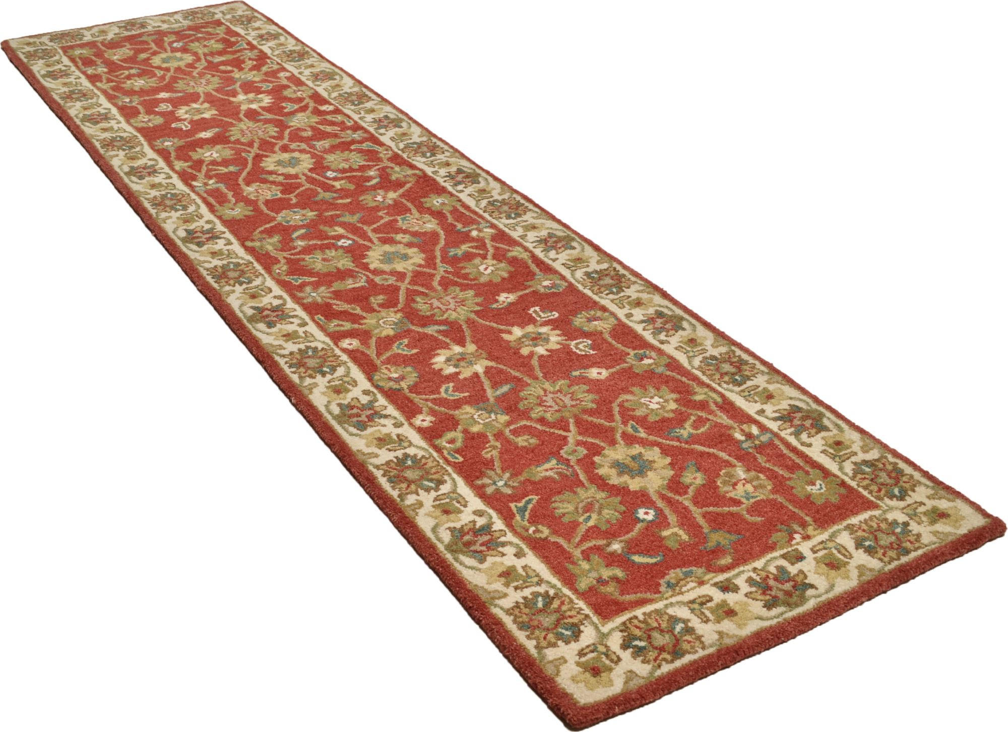 HANDTUFTTEPPICH Royal Ziegler 70x270 cm - Braun, Textil (70/270cm) - THEKO