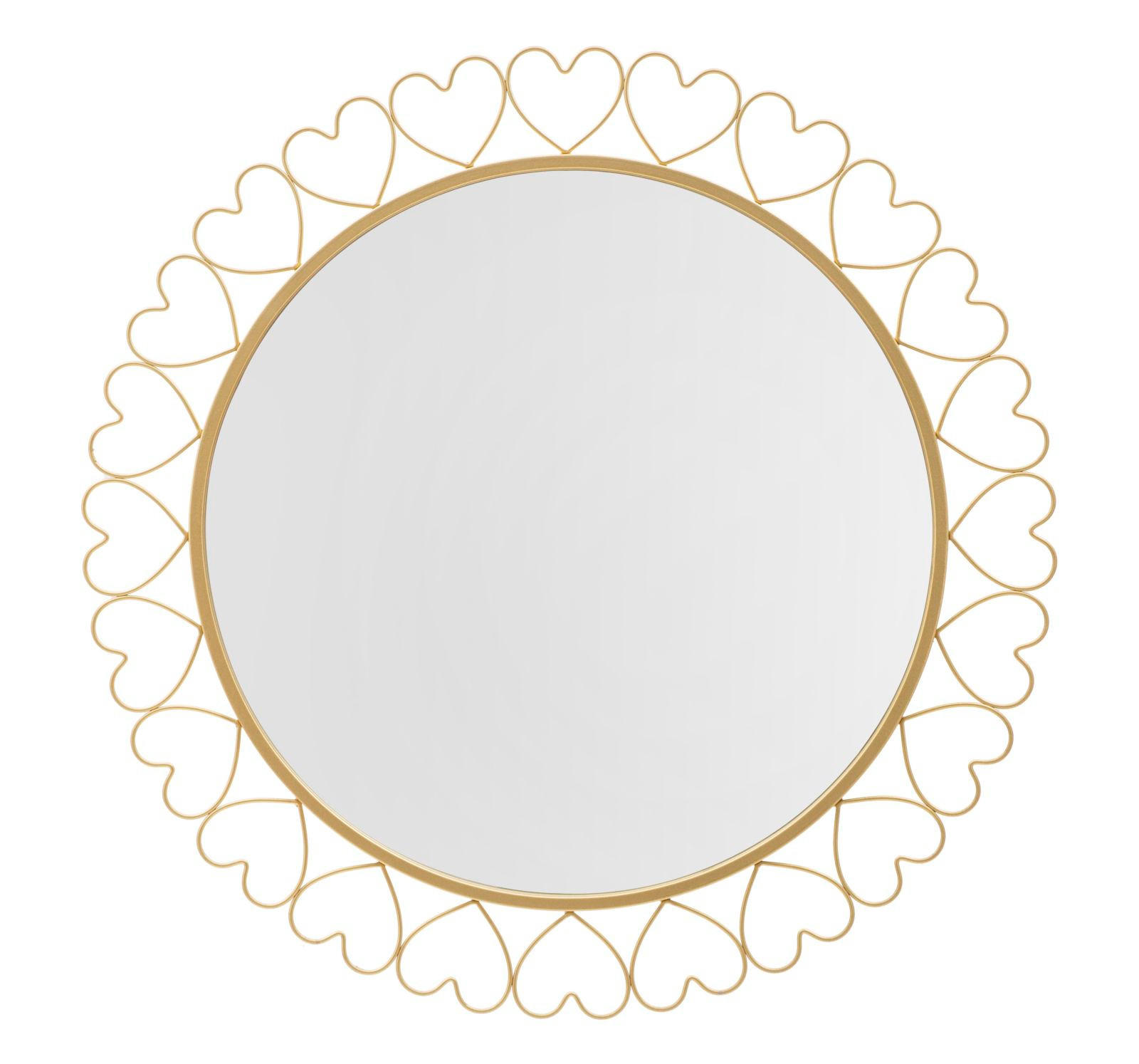 Mauro Ferretti Wandspiegel Gold 80x80x2.5 cm