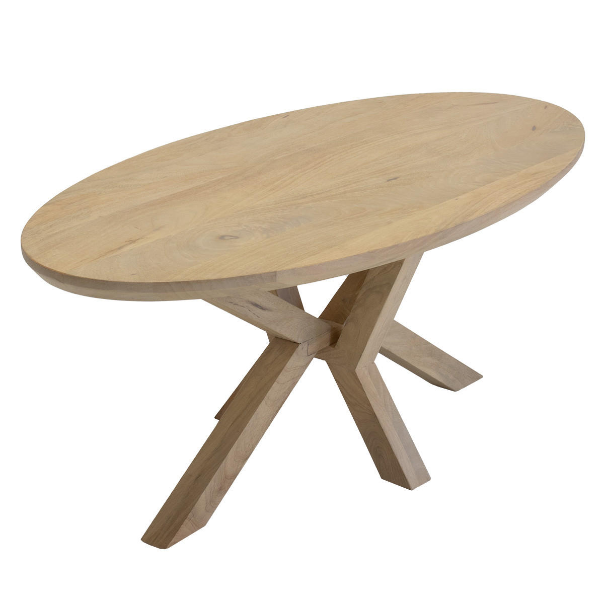 COUCHTISCH aus Mangoholz 120cm, natur - Braun, Holz (120/60/47cm) - Giga Meubel