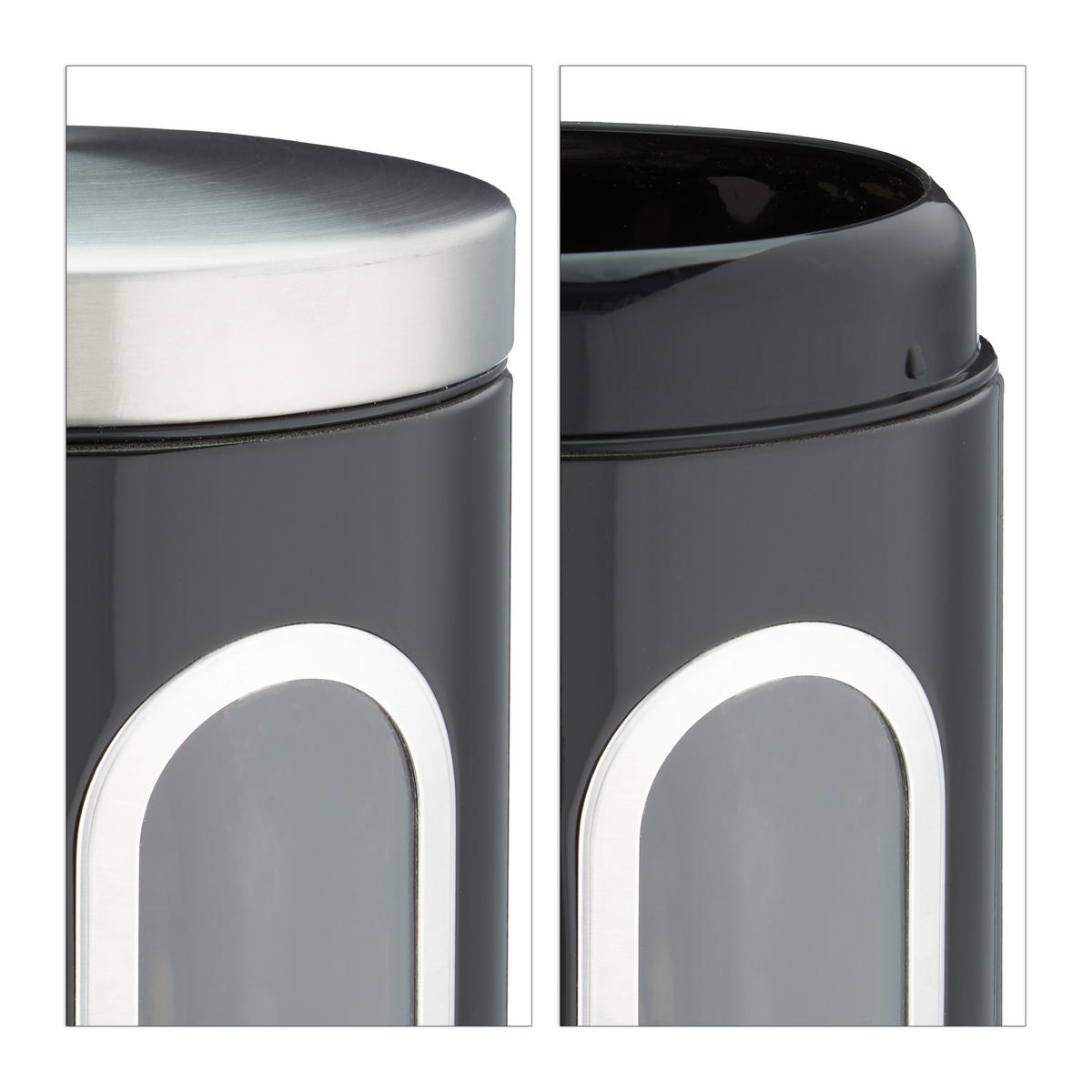 ÚLOŽNÝ box - viacfarebná, kov (11/17/11cm) - Relaxdays