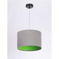 HÄNGELEUCHTE Grau 30/20 cm - Grau/Grün, Kunststoff (30/0.45/20cm) - ONZENO