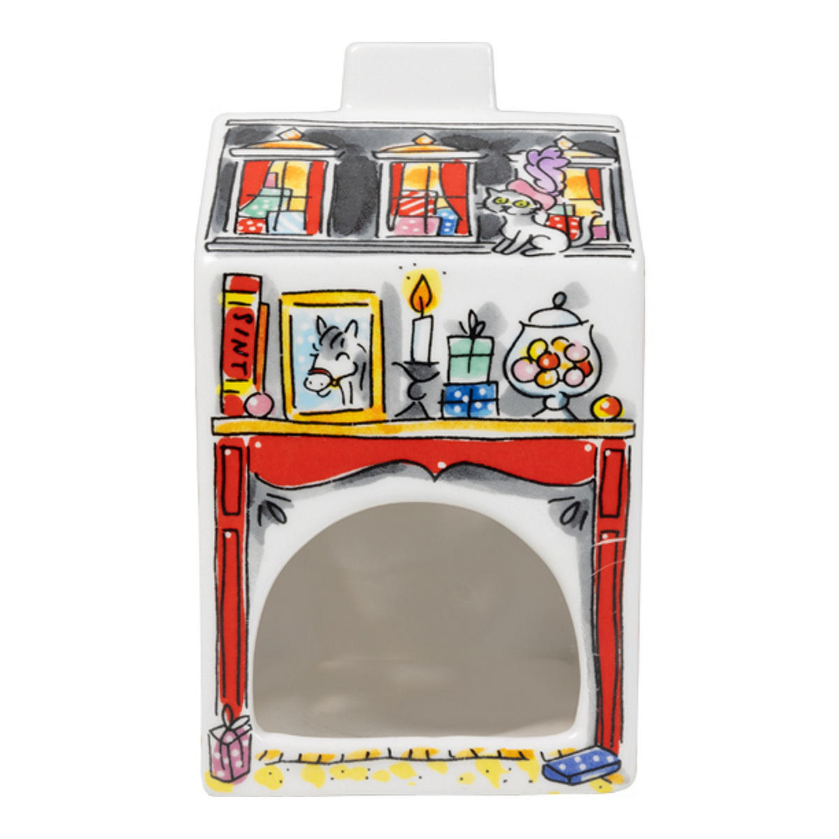 LICHTHAUS Nikolausabend in Bunt - 14,5cm - Multicolor, Keramik (8.5/14.5/8.3cm) - Blond Amsterdam