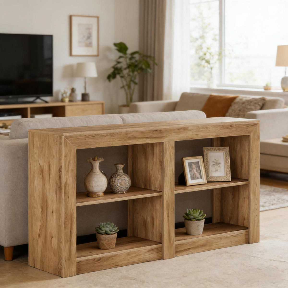 KONSOLENTISCH Braun 150/35/85 cm - Braun, Holzwerkstoff (35/150/85cm) - PANGIVO