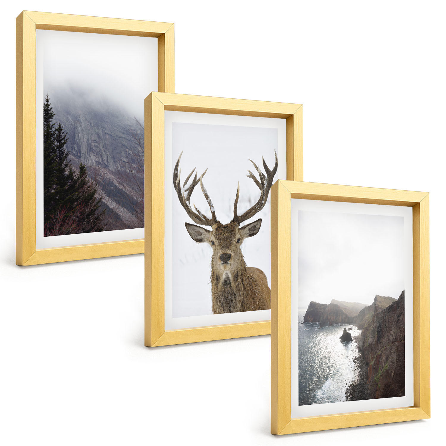 Tulup Bilder Gold 20x30 cm