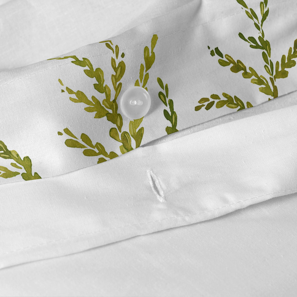 BETTBEZUG herbal 155x220 cm (komfortgrösse) mehrfarbig - Multicolor, Textil (155/220cm) - Happy Friday