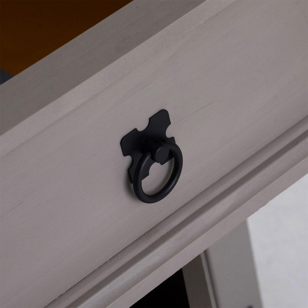 SIDEBOARD RAMON grau/natur - Naturfarben/Grau, Holz (125/76/40cm) - CARO-Möbel