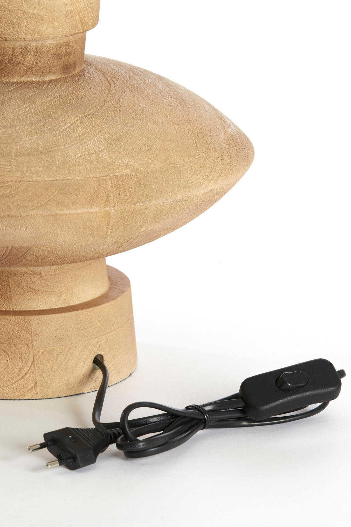 LAMPENFUSS Fiera Braun Ø31/31 cm - Hellbraun, Holz (31/31/31cm) - Light & Living