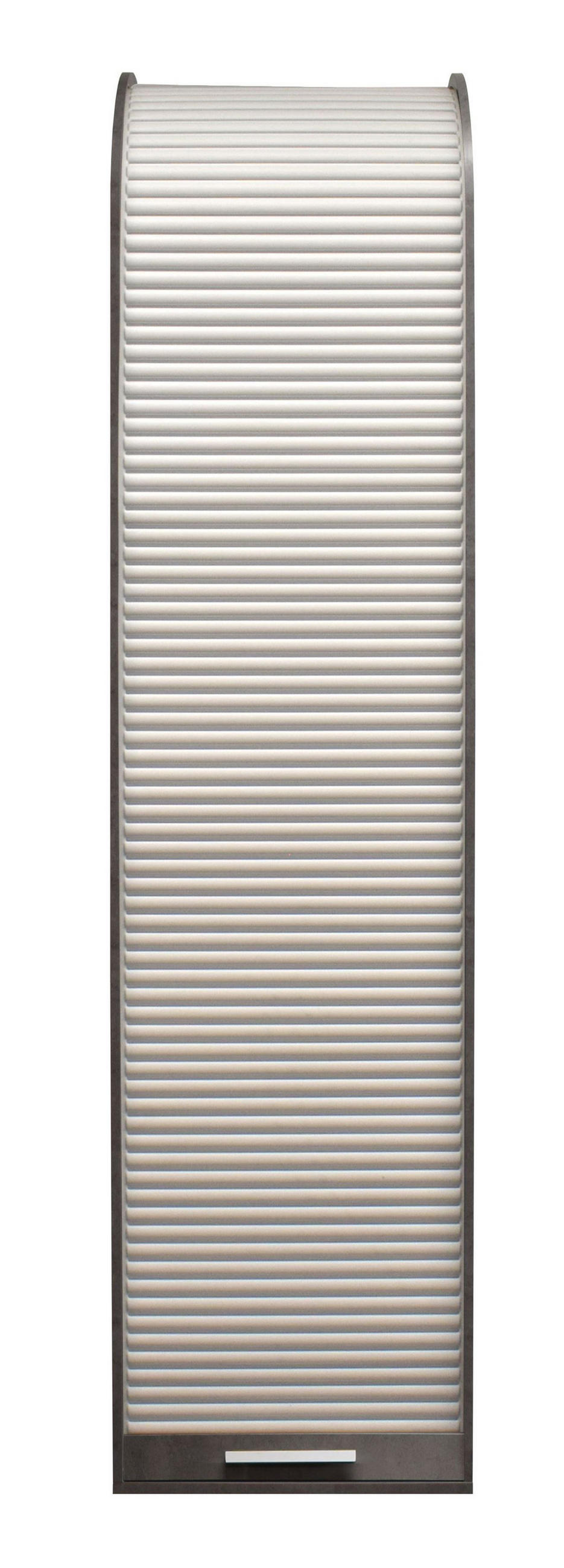 58aufmkessel Jalousieschrank Weiß, Graphit 46x192x44 cm
