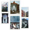 POSTER Set Mit 6 Graffiti Urbane Straßenkunst A3 & A4 Weißer Rahmen - Weiß, Papier (29/3cm) - Nacnic