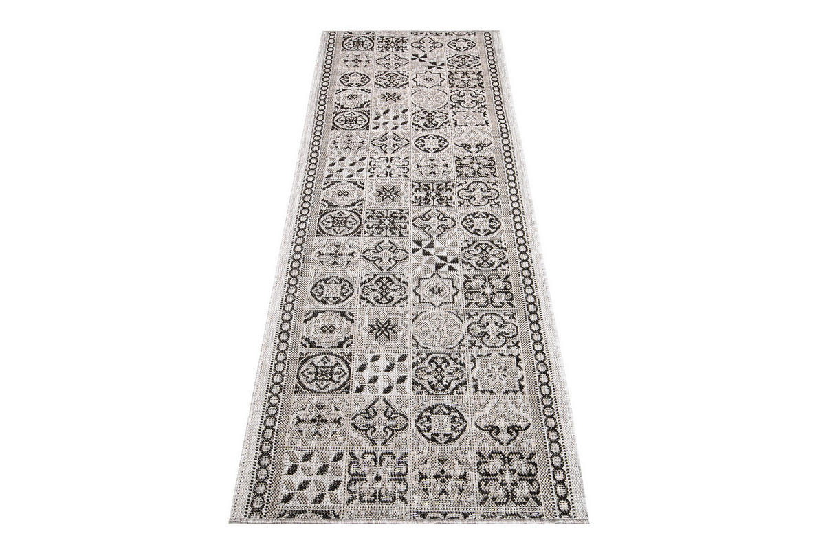 LÄUFER MELISSA Grau Orientalisch 70/900 cm - Grau, Textil (70/900cm) - Tapiso
