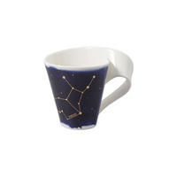 TASSE JUNGFRAU NewWave Stars weiß-blau 300 ml - Blau/Weiß, Keramik (0.3L) - Villeroy & Boch