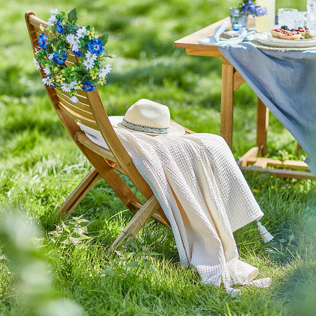 TAGESDECKE Honey Comb - Beige, Textil (140/200cm) - Butlers