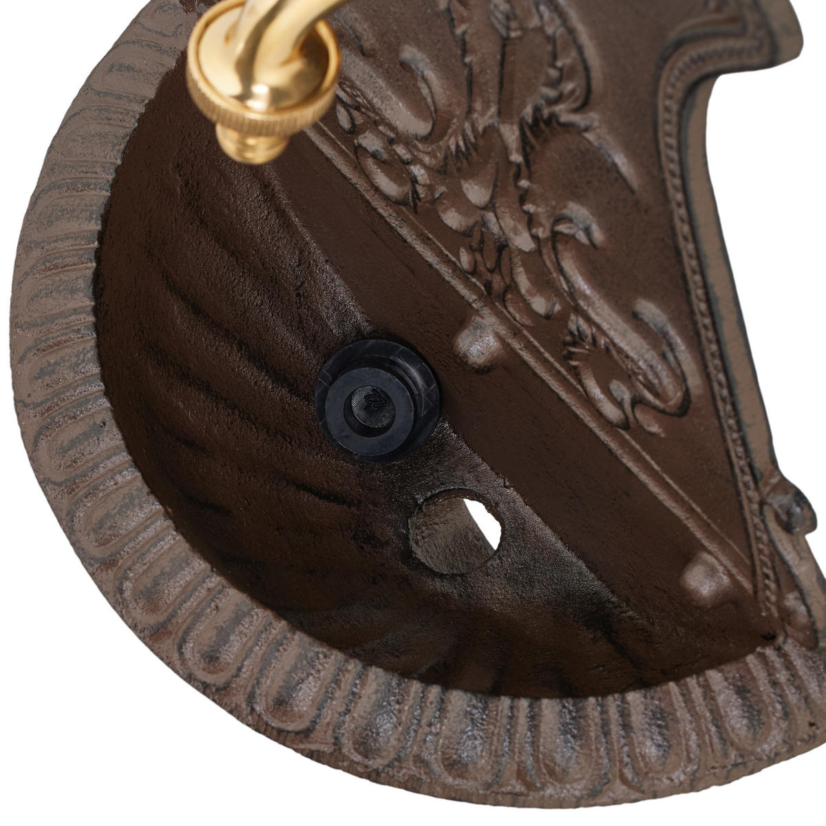 WANDBRUNNEN - Dunkelbraun, Metall (11.5/24.5/42cm) - Relaxdays