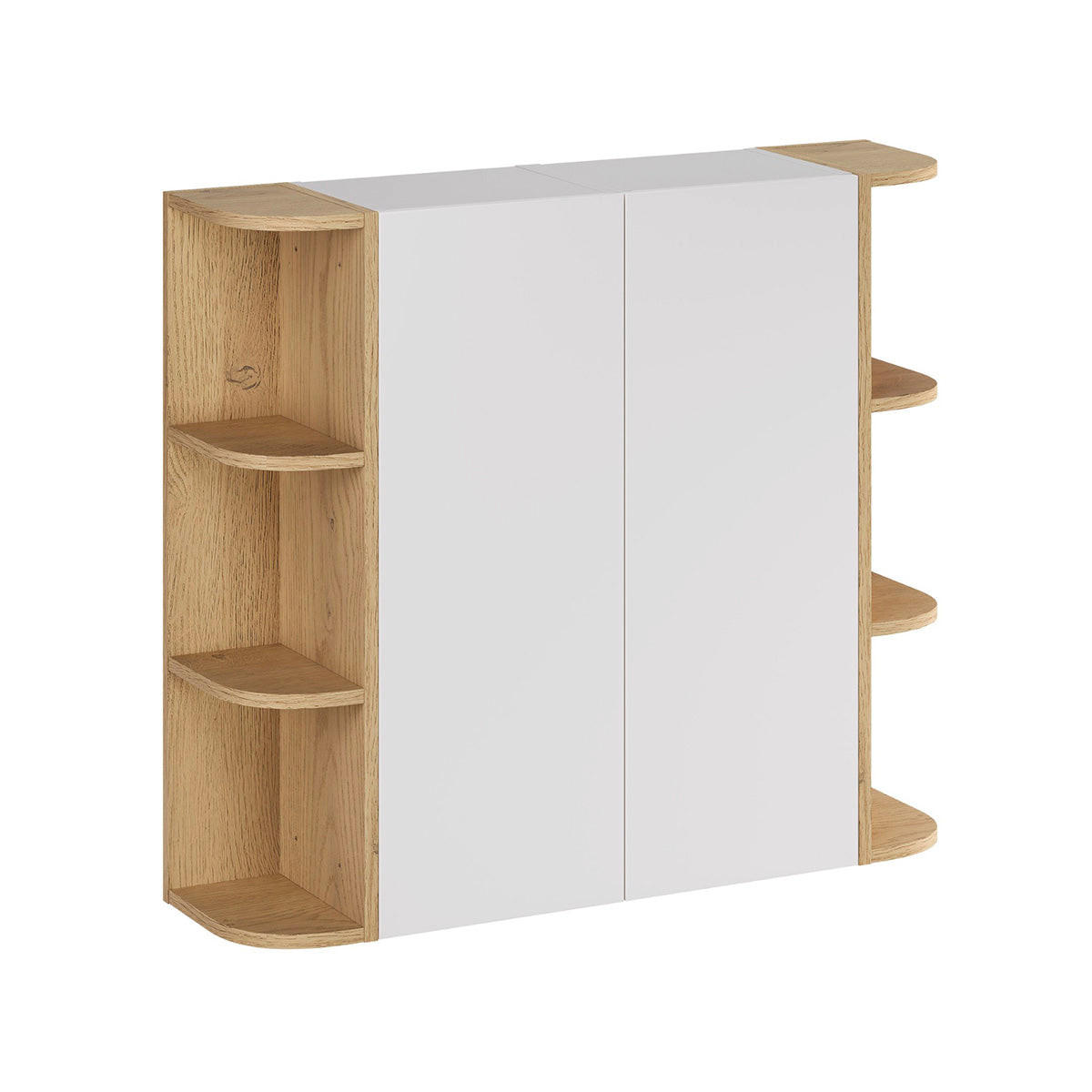 HÄNGESÄULE Oria Weiß - Weiß, Holzwerkstoff (45/160/26.6cm) - Petits-meubles