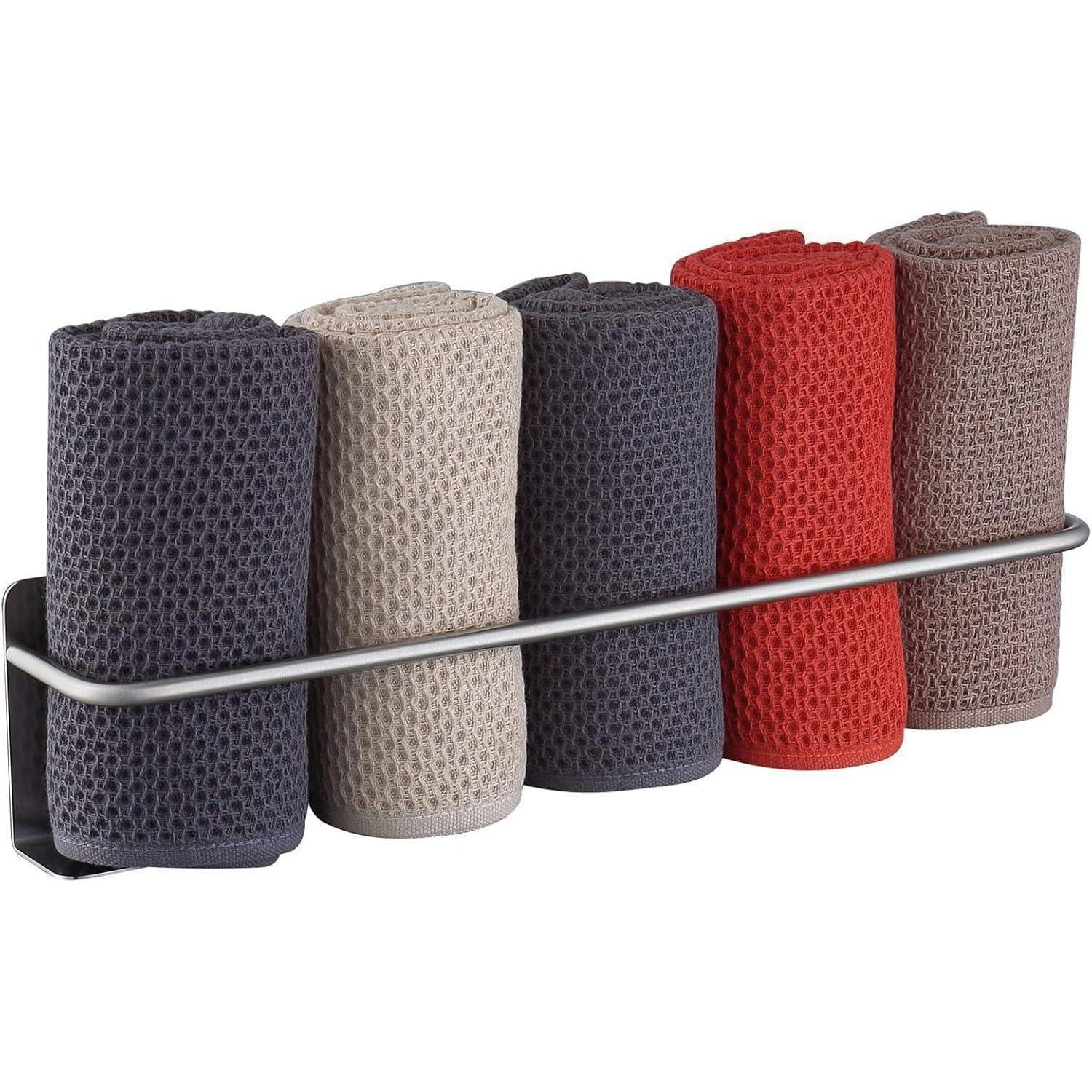 HANDTUCHHALTER Edelstahl Gebürstet 40 cm - Multicolor, Metall (7/9/40cm)
