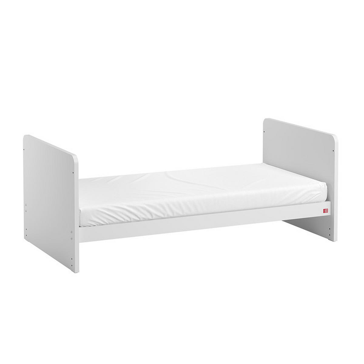 BABYZIMMER 3-teilig Weiß und Holz - Weiß, Holzwerkstoff (88.5/189.5/52cm) - Petits-meubles