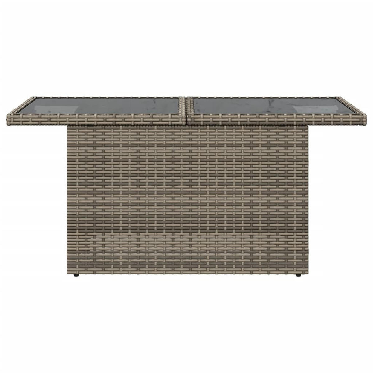 GARTENTISCH Tischlian 55/73/100 cm - Grau, Naturmaterialien (100/55/73cm) - ZMH