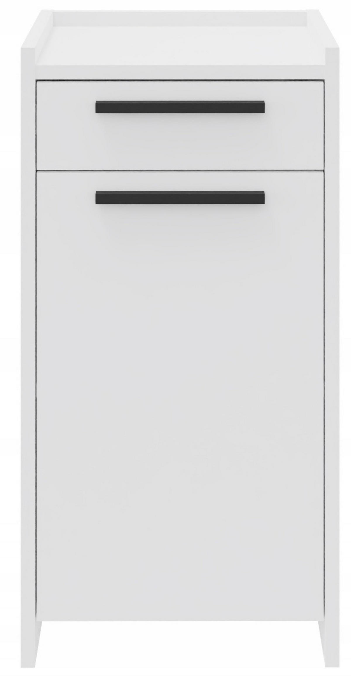 KOMMODE ALTIVO 1D1SN Weiß 36/35,6/70,4 cm - Weiß, Holzwerkstoff (36/70.4/35.6cm) - Matkam Möbel