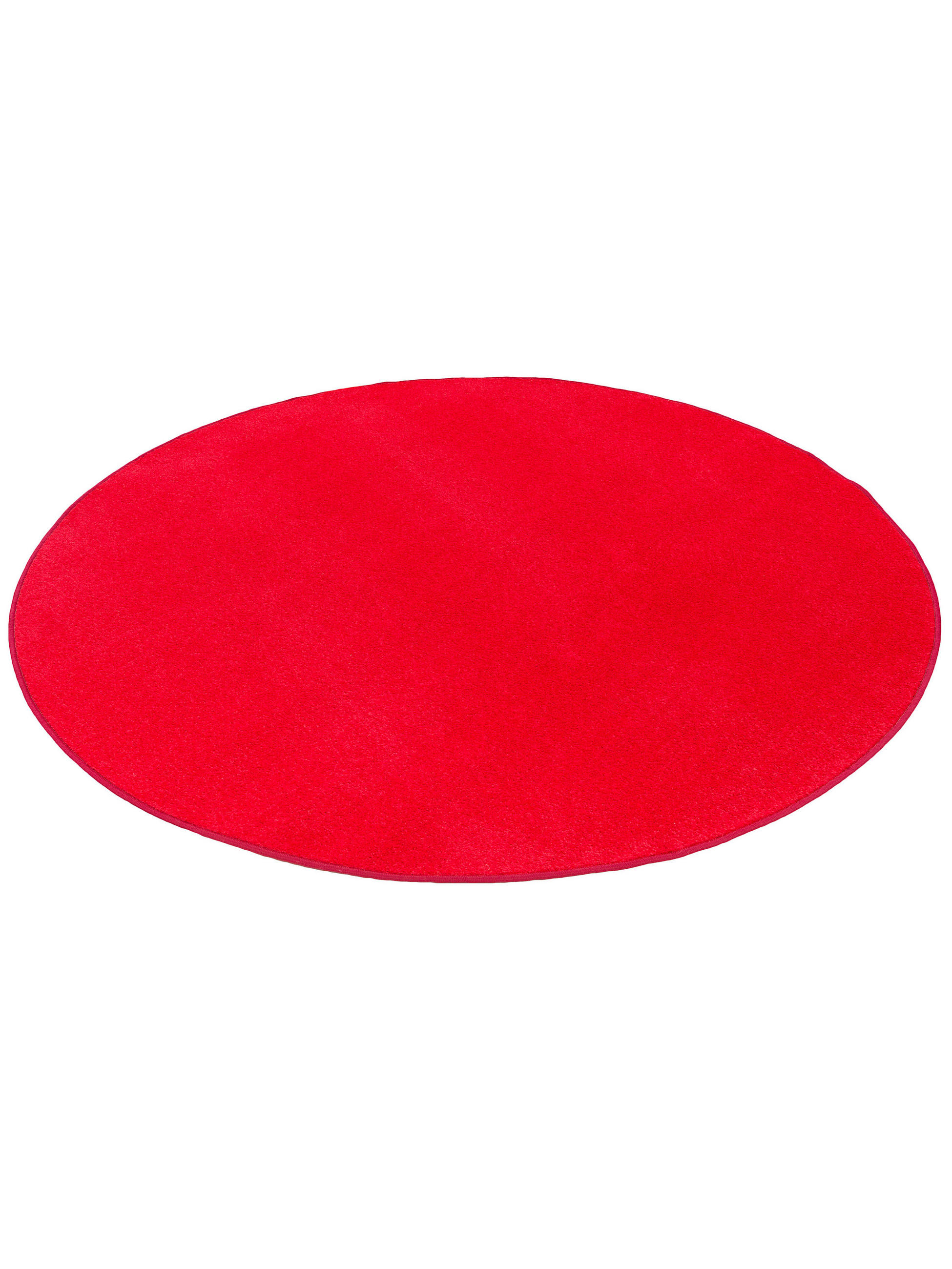 Thumbnail - Snapstyle Trend, Kirschrot, Textil, Rund, 133x133 cm, Teppiche & Böden, Teppiche