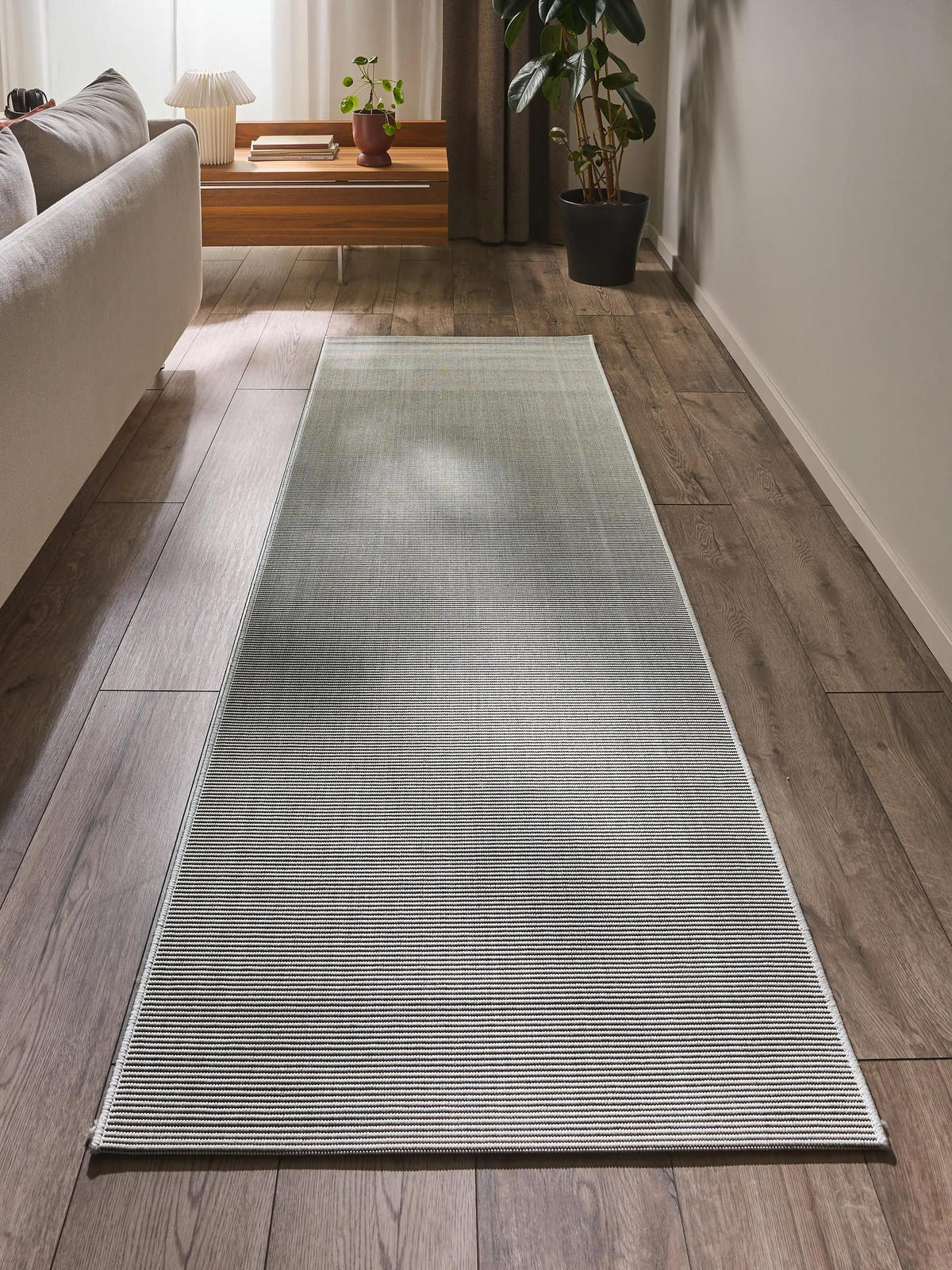 OUTDOORLÄUFER Metro Weiß 80x240 cm - Weiß, Textil (80/240cm) - benuta Nest