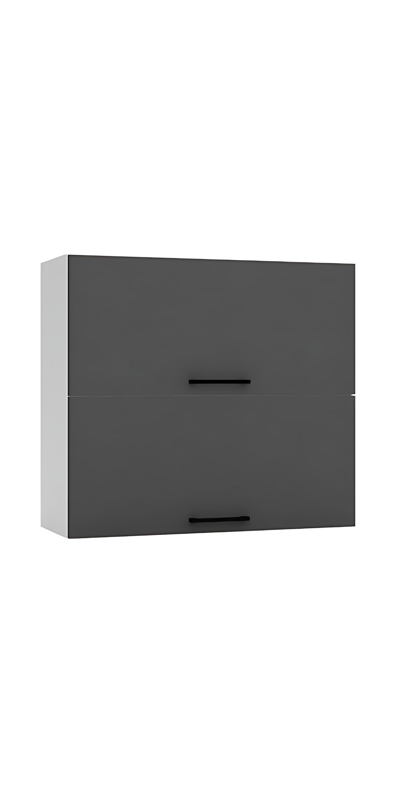 HÄNGESCHRANK W80GRF/2 - Morvex - Funktionales Design Konzept - Anthrazit, Holz/Metall (80/72/30cm) - ROYAL24_MARKT