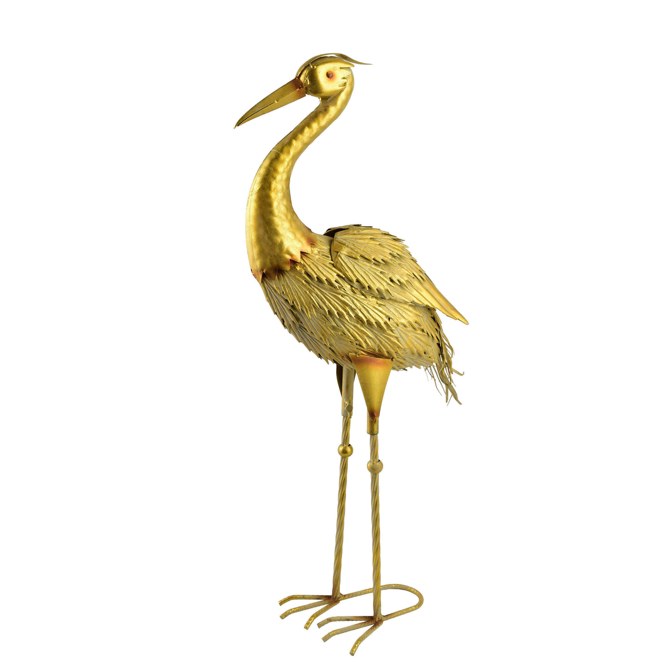 FIGUR Cedric 35/20/67cm Grün Metall - Goldfarben, Metall (20/50/50cm) - Mondex