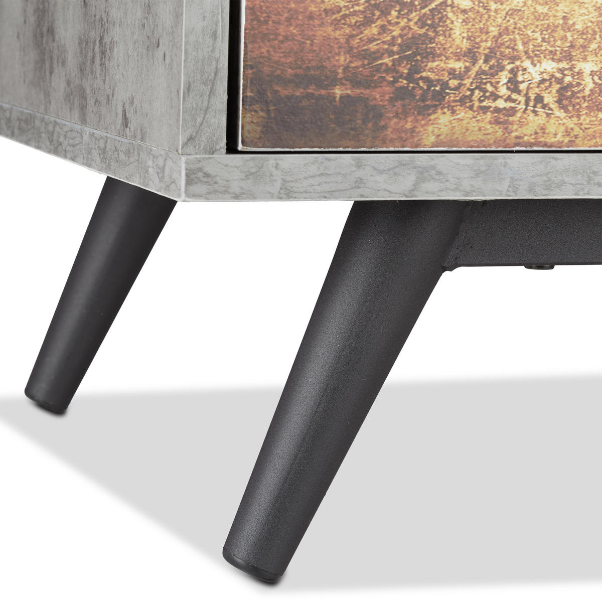 KOMMODE - Multicolor, Holzwerkstoff/Metall (60/59.5/40cm) - Relaxdays
