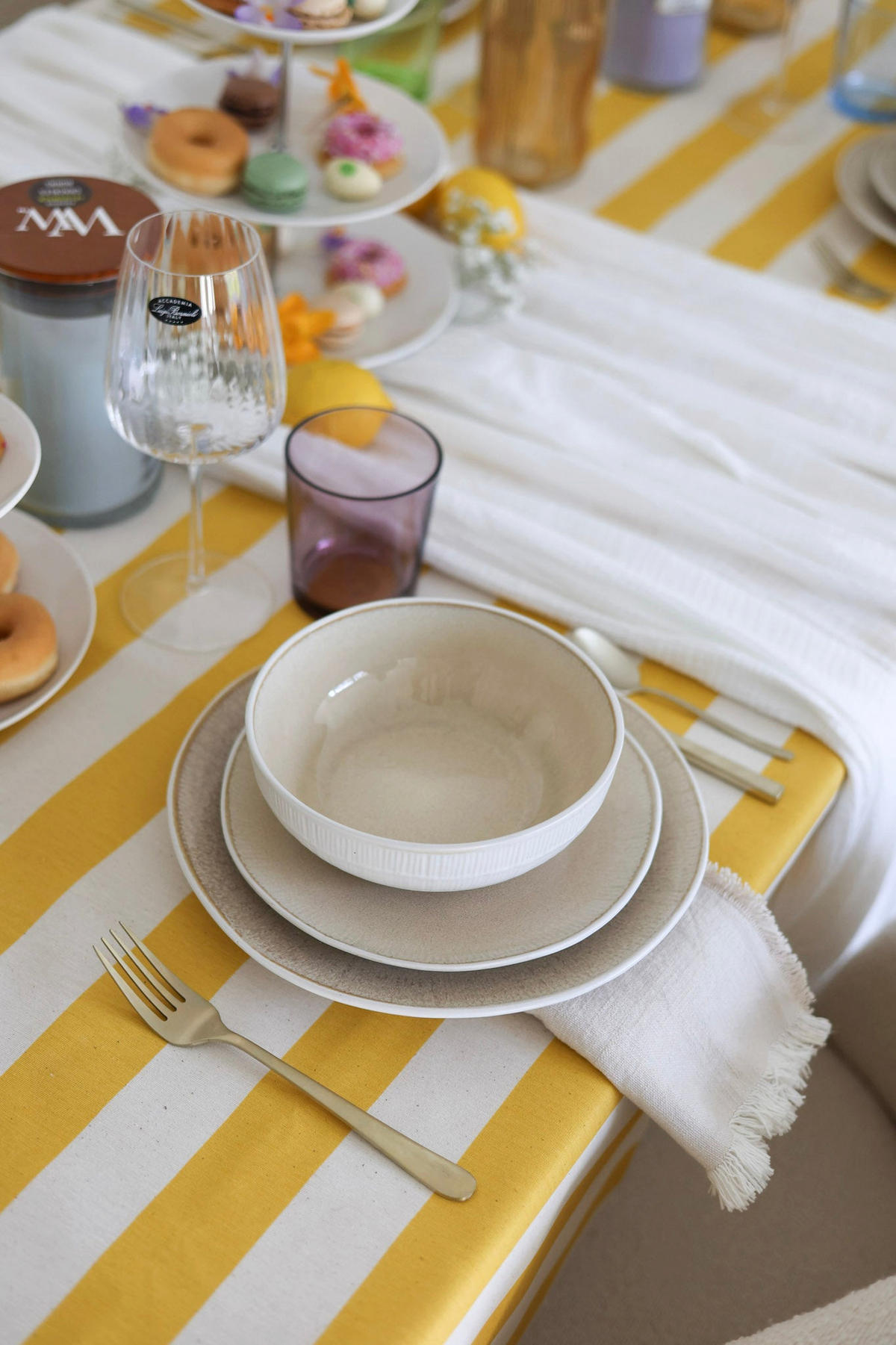 BESTECKSET - Champagner - 42 Teile / 8 Personen - Champagner, Metall - Studio Tavola