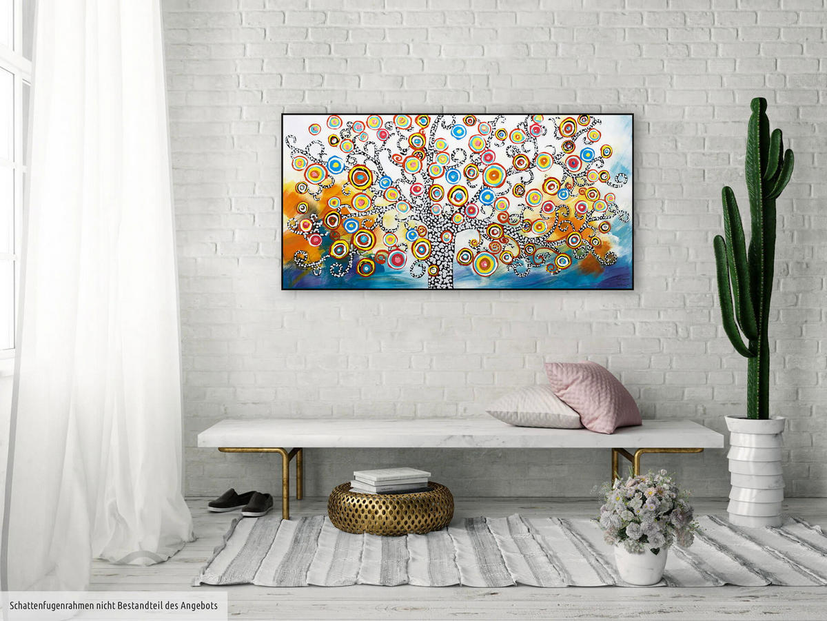 ÖLGEMÄLDE 120/60 cm - Multicolor, Holz/Textil (1.8/60cm) - KUNSTLOFT