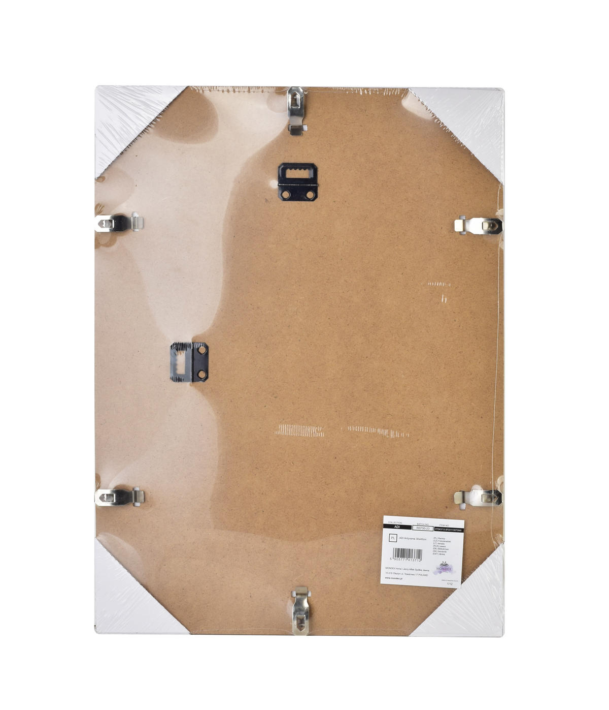 CLIPRAHMEN Adi Transparent 40/30/1 cm Kunstoff - Transparent, Kunststoff (30/1/40cm) - Mondex