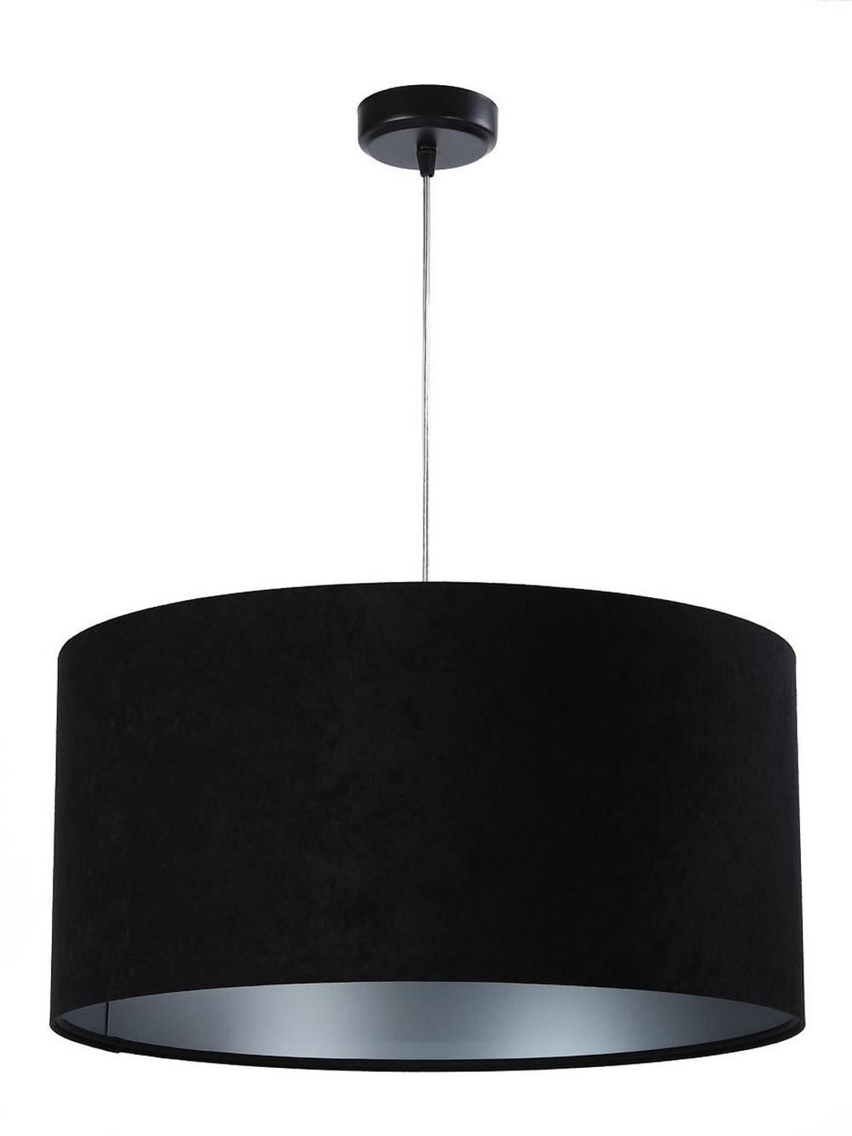 HÄNGELEUCHTE Schwarz 60/30 cm - Silberfarben/Schwarz, Kunststoff (60/1.1/30cm) - ONZENO