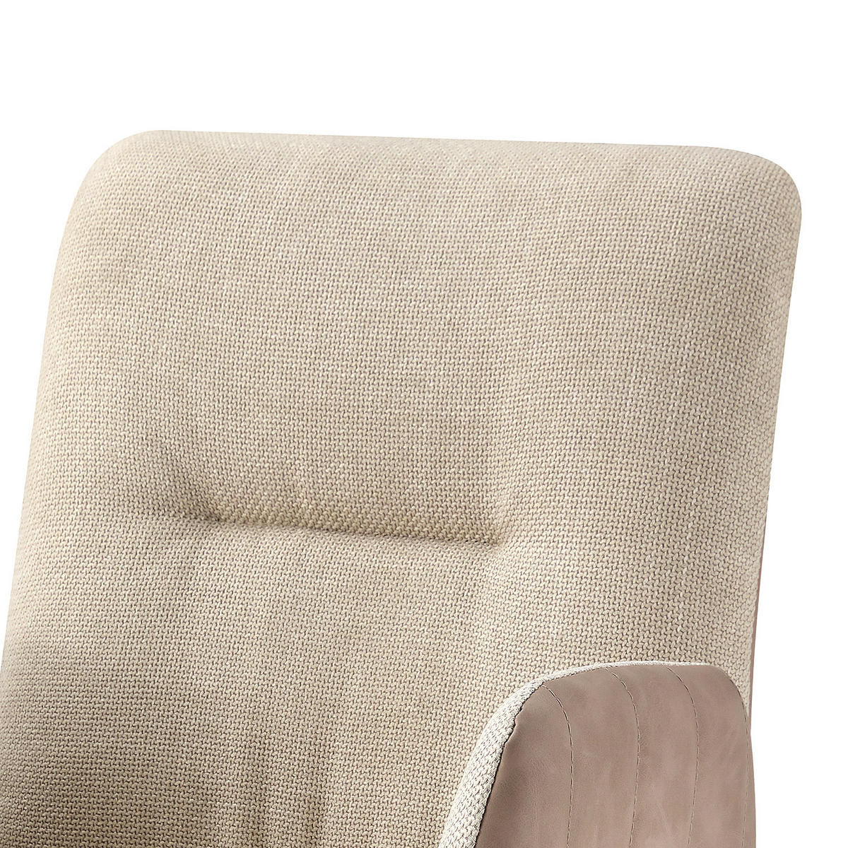 FREISCHWINGER - Beige / Schwarz - Microfaser / Strukturstoff / Eisen - Schwarz, Textil/Metall (58/92/58cm) - home24