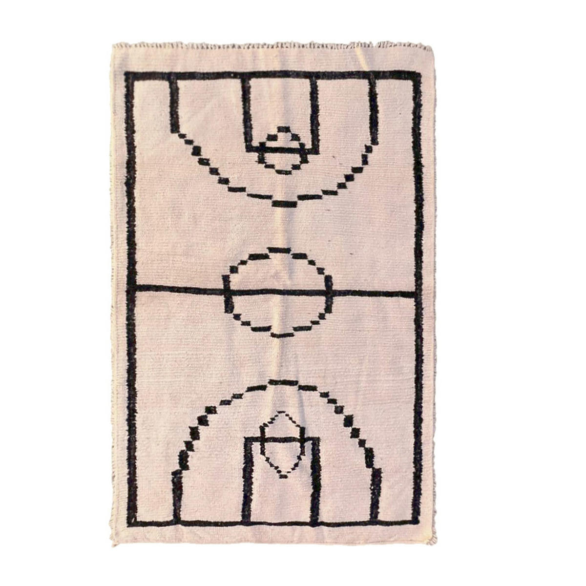 BERBERTEPPICH aus reiner Wolle 148x 200 cm - Beige, Naturmaterialien (148/200cm) - AFK Living