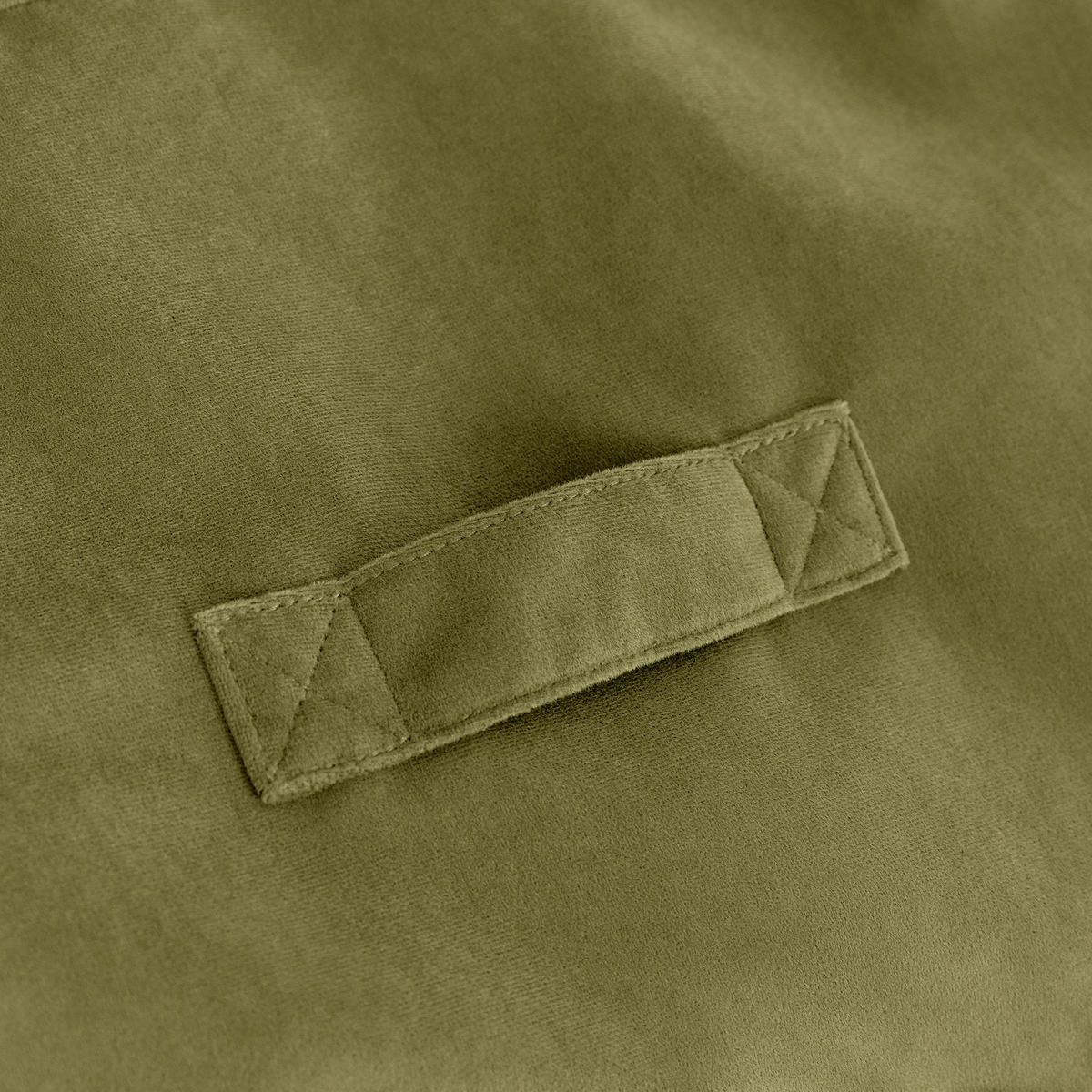 SITZSACK Natalia Samt Sessel mit Milano Fußhocker - Dunkelgrün, Textil (70/65/70cm) - icon