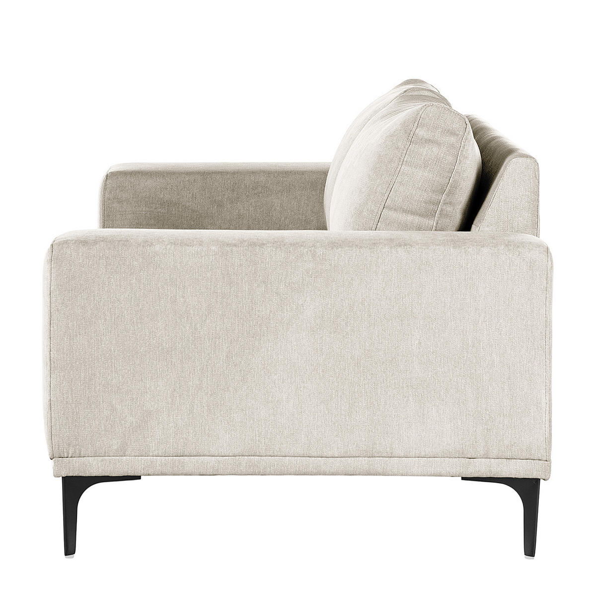 HOME24 2-Sitzer Sofa CONNOLLY - Sandfarben, Textil/Metall (180/78/91cm) - home24