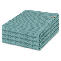 HANDTUCH Piquee 4er-Set - Türkis, Textil (50/100cm) - MÖVE