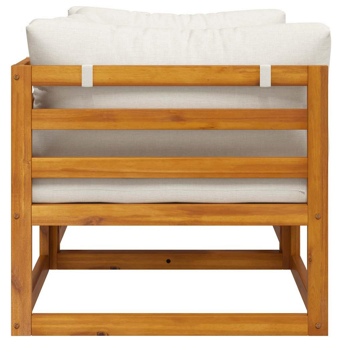 GARTENSOFA DYXP 70/60/70 cm （2er-set) - Creme, Holz (70/60/70cm) - ZMH