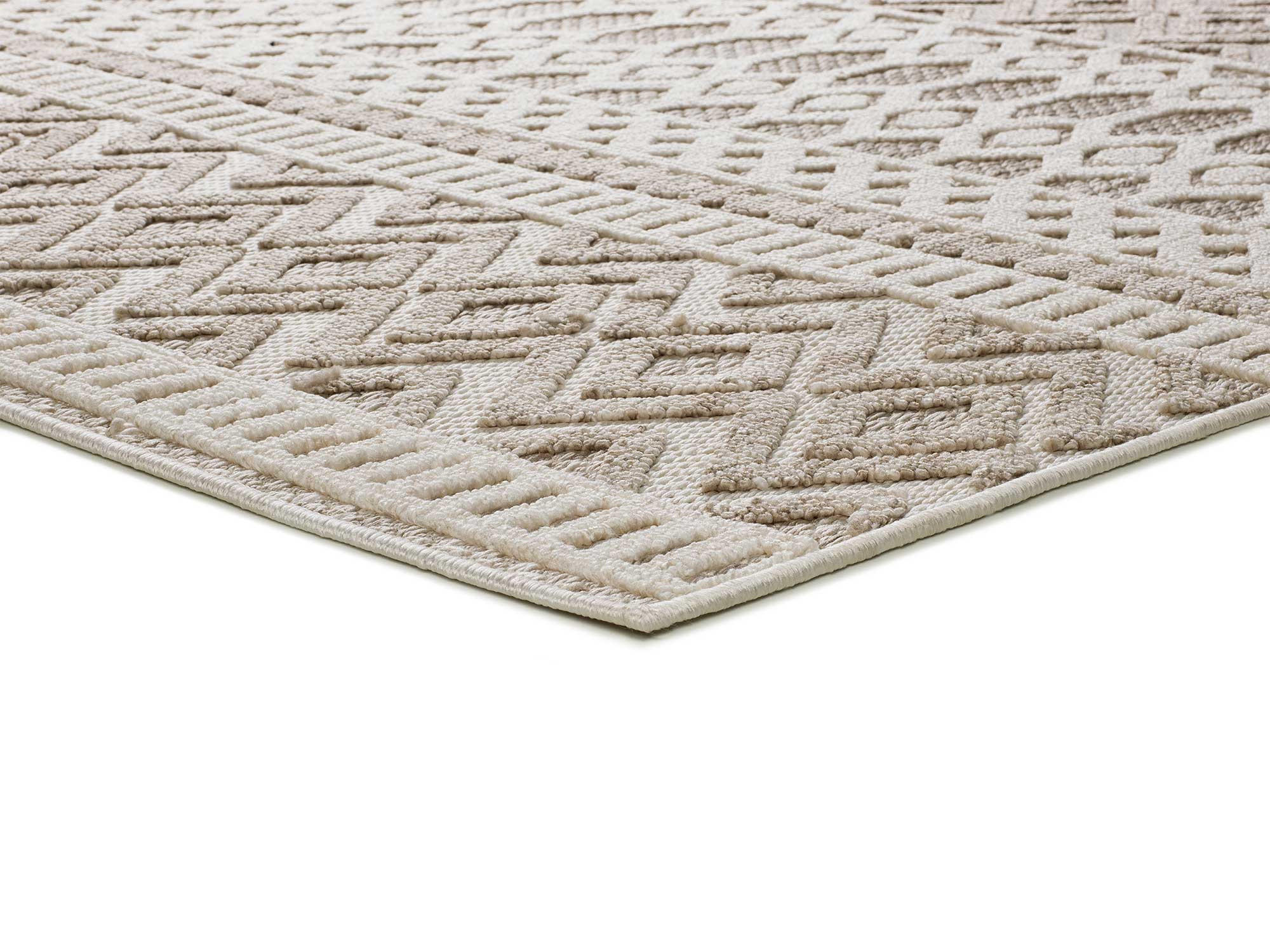 VINTAGE-TEPPICH Beige Element 134/200 cm - Beige, Naturmaterialien/Textil (134/200cm) - Atticgo